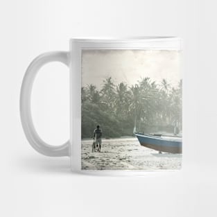 Tropical Beach Scene Mug